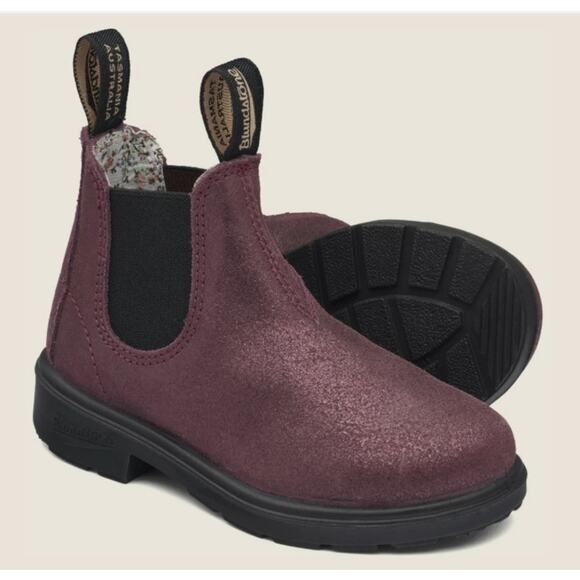 NEW Blundstone Girls 2090 Chelsea Boots Rose Pink Sparkle Kids Girls UK 3 4T